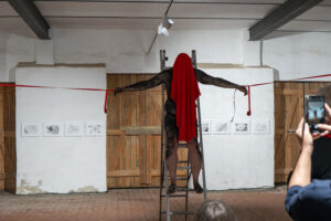 Performance Deliver us from Evil von Ilkka Sariola, Art Space Cammin2026